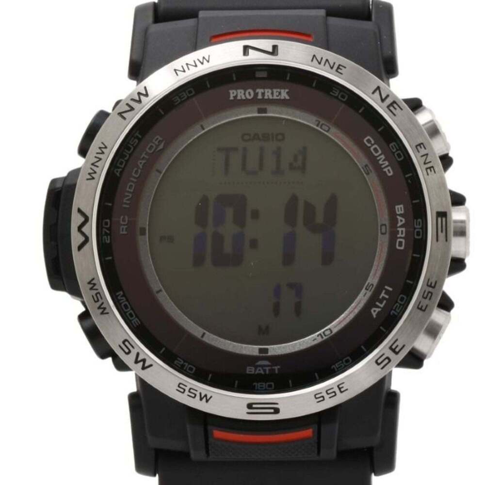 CASIO PRO TREK Climber Line PRW-35-1AJF Black Resin/Stainless Steel Men's Dig...